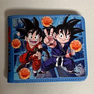 Dragonball Z Goku Super Saiyan Pleather Wallet  Anime 90s Money Holder